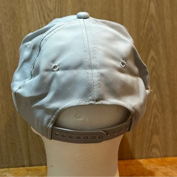 Vintage Corvette Snap Back DorfmanPacific Hat Light Gray With Embroidered Logo